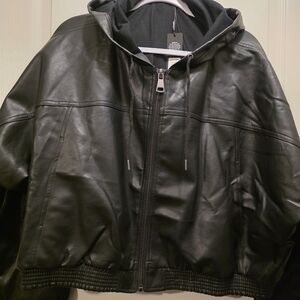 Fashion Nova Black Leather Jacket